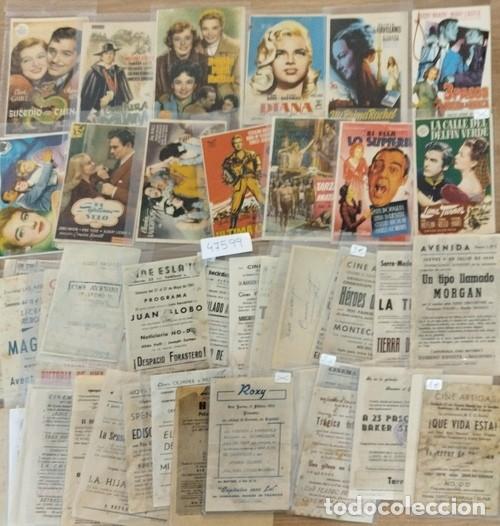 Cine: Lote de 50 programas de Cine, diferentes. - Foto 2