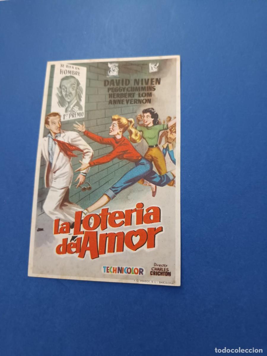 Cine: PROGRAMA DE CINE LA LOTERIA DEL AMOR DAVID NIVEN HUMPHREY BOGART