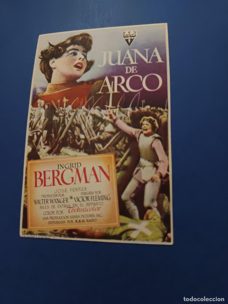 Cine: PROGRAMA DE CINE JUANA DE ARCO INGRID BERGMAN