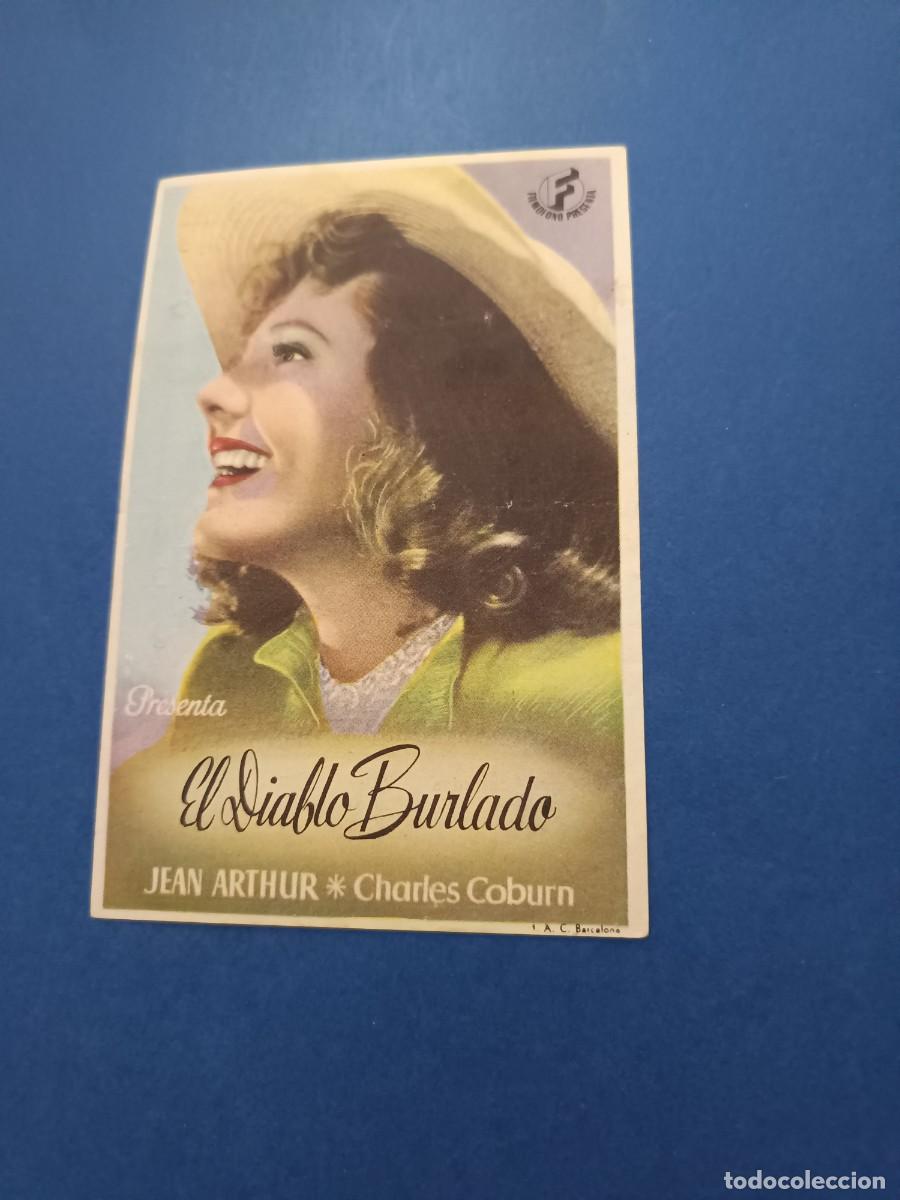 Cine: PROGRAMA DE CINE EL DIABLO BURLADO JEAN ARTHUR