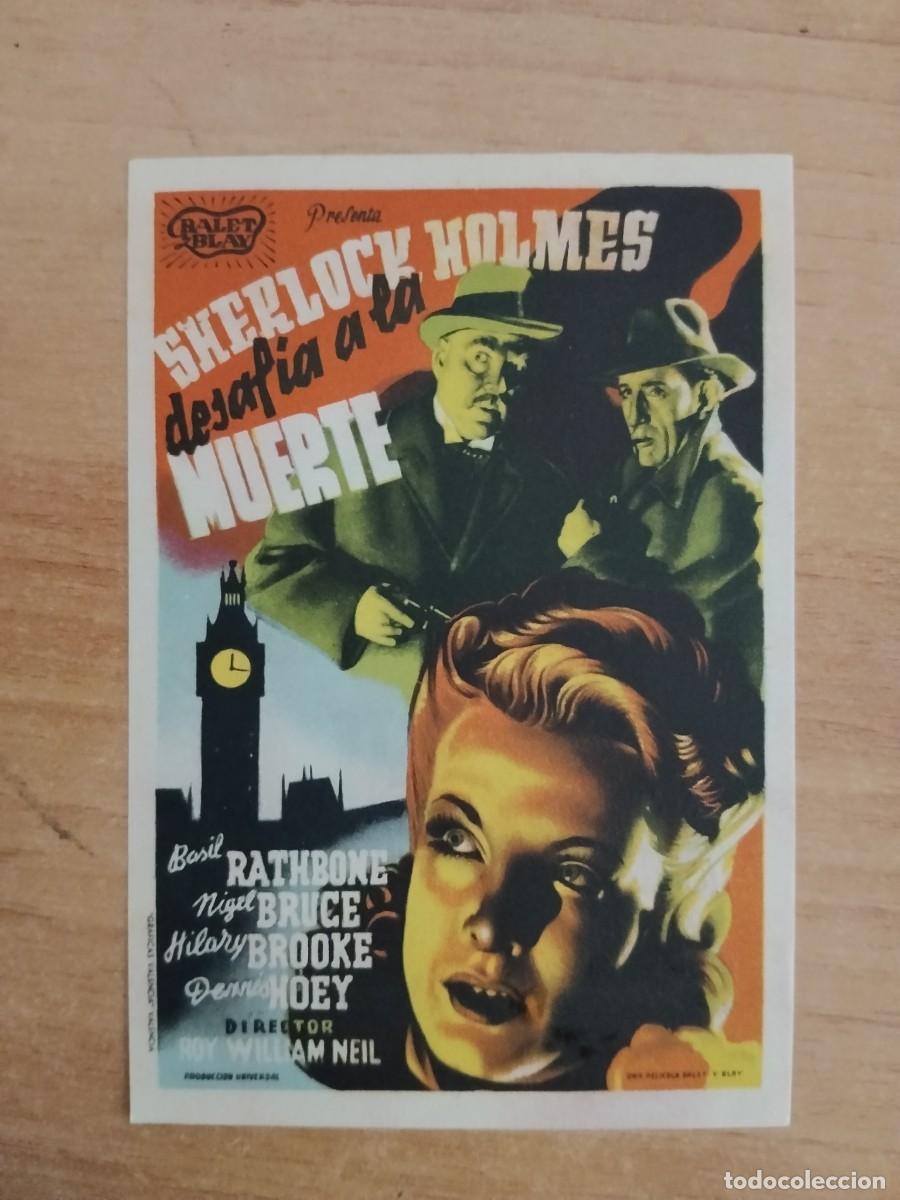 Cine: TURQUE-PROGRAMA DE CINE --SHERLOCKHOLMES DESAFIA LA MUERTE CT