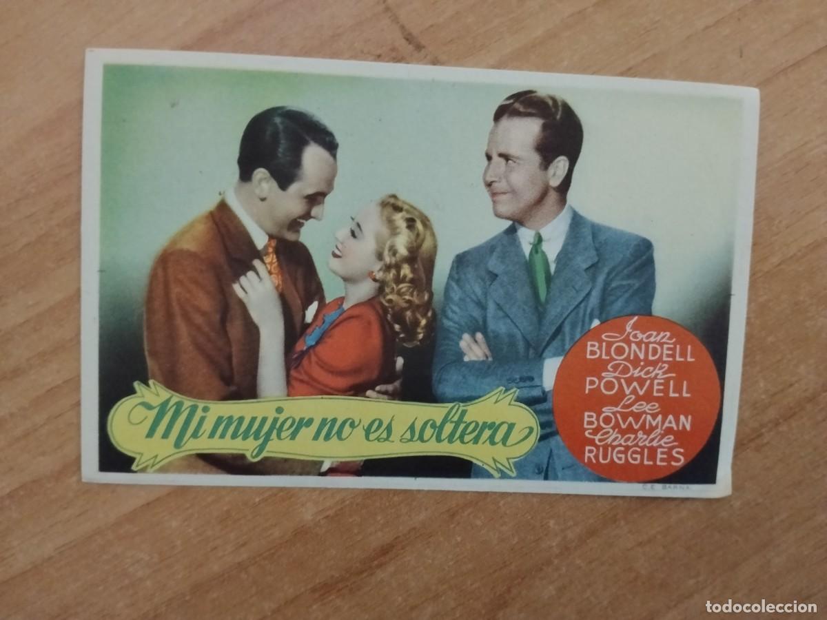 Cine: TURQUE-PROGRAMA DE CINE --MI MUJER NO ES SOLTERA