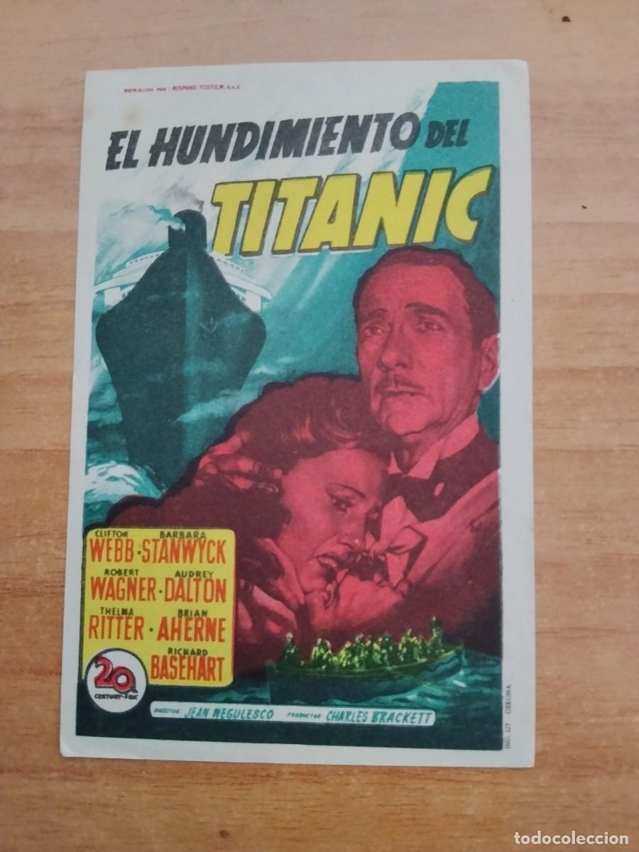 Cine: TURQUE-PROGRAMA DE CINE --EL HUNDIMIENTO DEL TITANIC