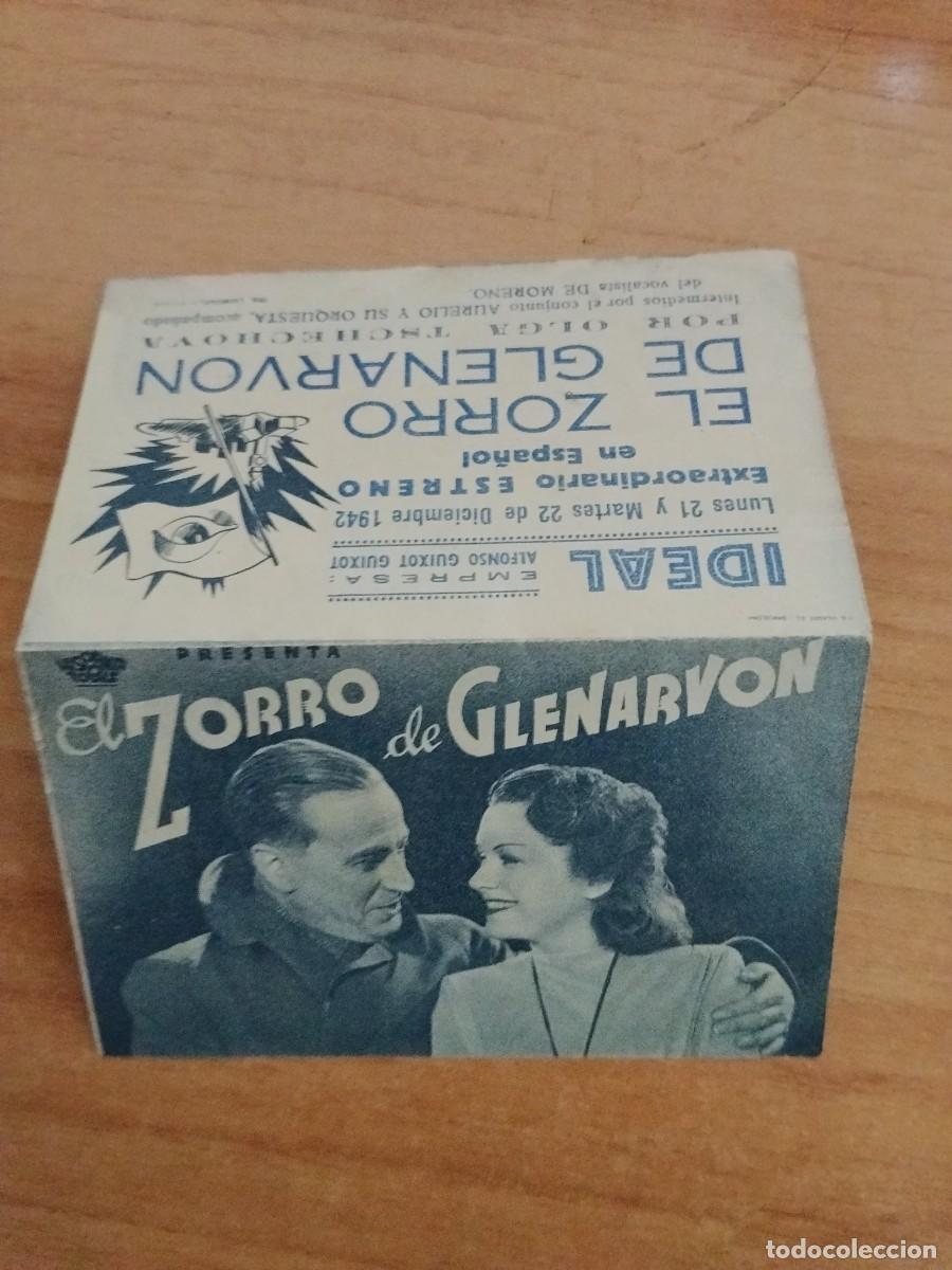 Cine: TURQUE-PROGRAMA DE CINE --EL ZORRODE GLENARVON