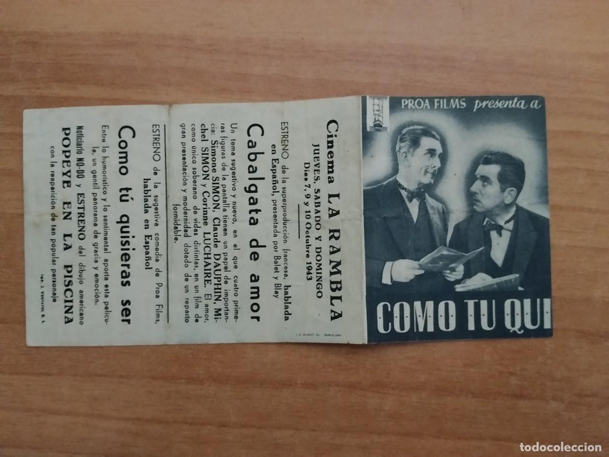 Cine: TURQUE-PROGRAMA DE CINE --COMO TU QUISIERAS SER