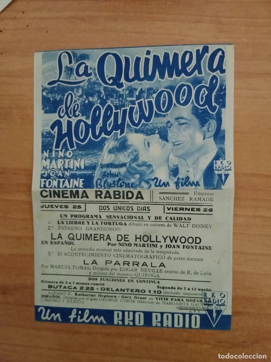 Cine: TURQUE-PROGRAMA DE CINE --LA QUIMERA DE HOLLYWOORD