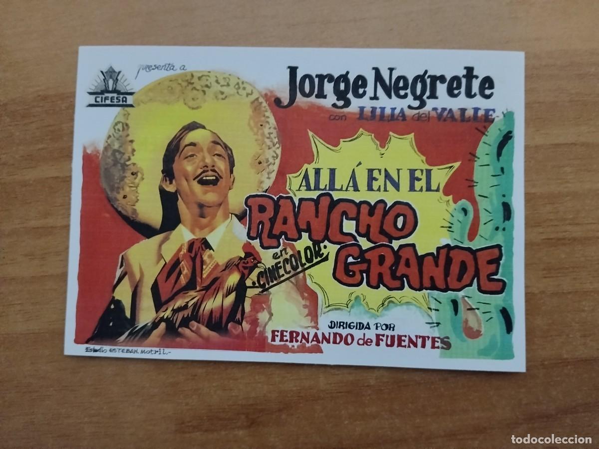 Cine: TURQUE-PROGRAMA DE CINE --ALLA EN EL RANCHO GRANDE (editados por esteban lirora)