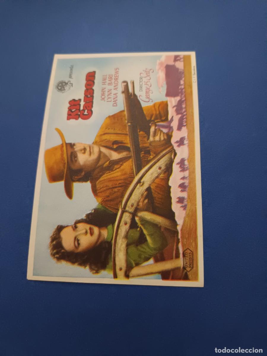 Cine: PROGRAMA DE CINE KIT CARSON JON HALL DANA ANDREWS - Foto 1