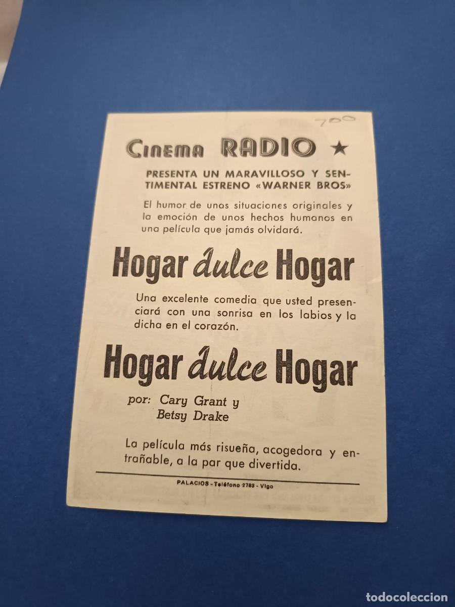 Cine: PROGRAMA DE CINE HOGAR DULCE HOGAR CARY GRANT - Foto 2