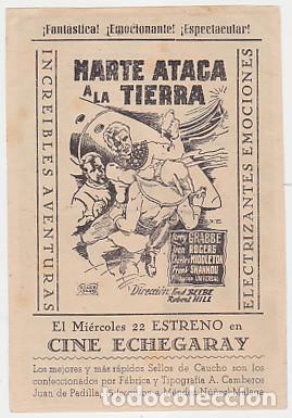 Cine: MARTE ATACA A LA TIERRA (con publicidad)