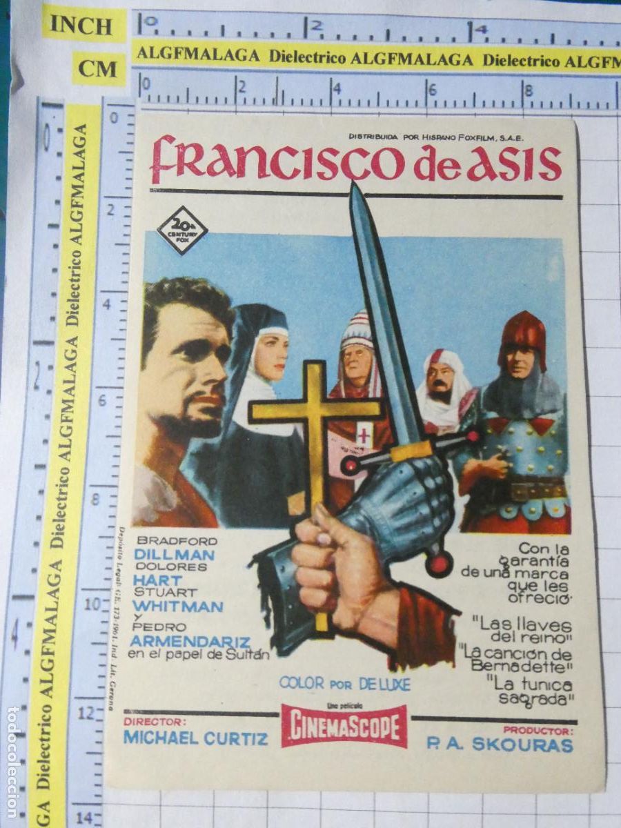 Cine: PROGRAMA DE MANO. CINE. PEL&Iacute;CULA. FRANCISCO DE ASIS CINE TIVOLI AND&Uacute;JAR JAEN. 596