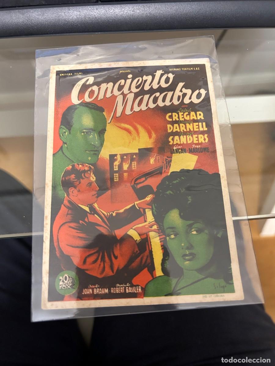 Cine: &ordm;1778 CONCIERTO MACABRO SIN PUBLICIDAD BUEN ESTADO