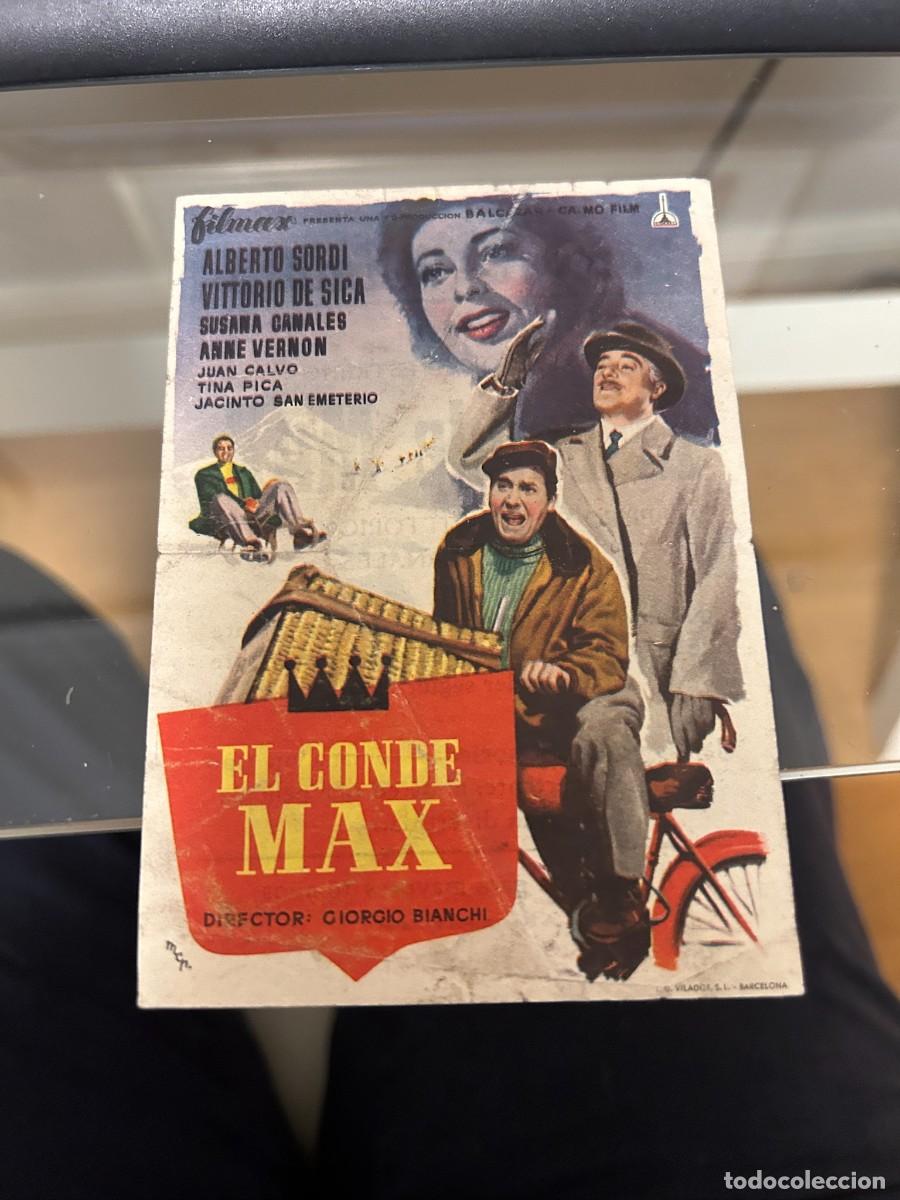Cine: &ordm;1780 EL CONDE MAX CINE FEMINA-RAMBLA LERIDA CON PUBLICIODAD USADO