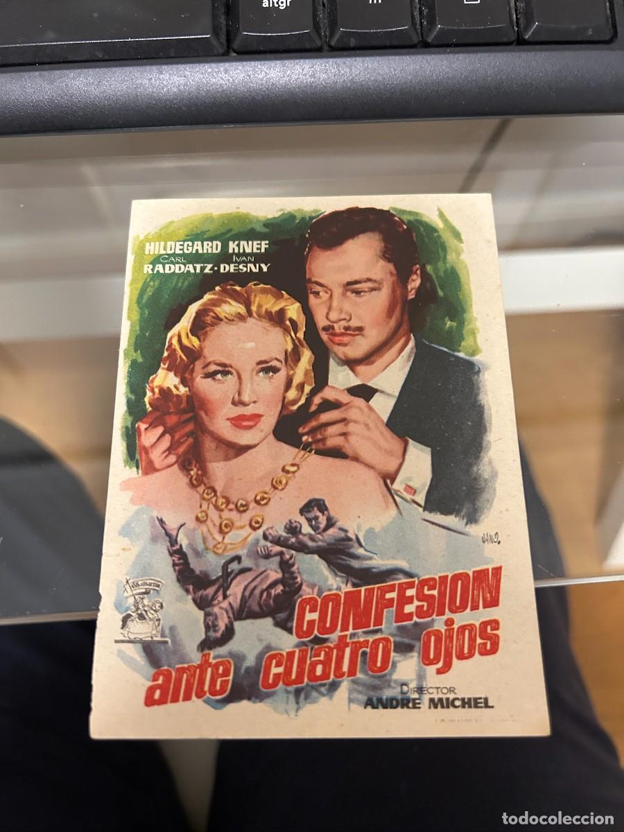 Cine: &ordm;1783 CONFESION ANTE CUATRO OJOS SIN PUBLICIDAD BUEN ESTADO