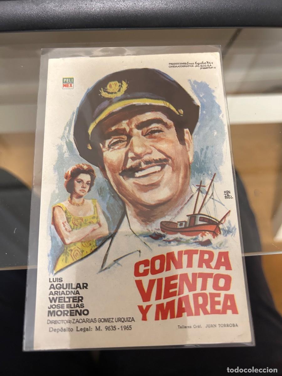 Cine: &ordm;1786 CONTRA VIENTO Y MAREA SIN PUBLICIDAD BUEN ESTADO