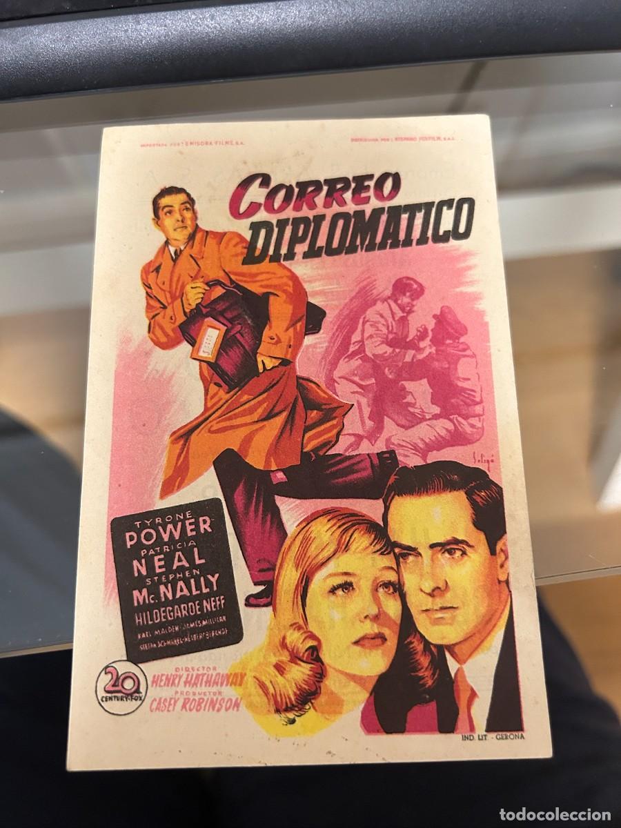 Cine: &ordm;1792 CORREO DIPLOMATICO CINE ARENAS Y OTROS BARCELONA CON PUBLICIDAD BUEN ESTADO
