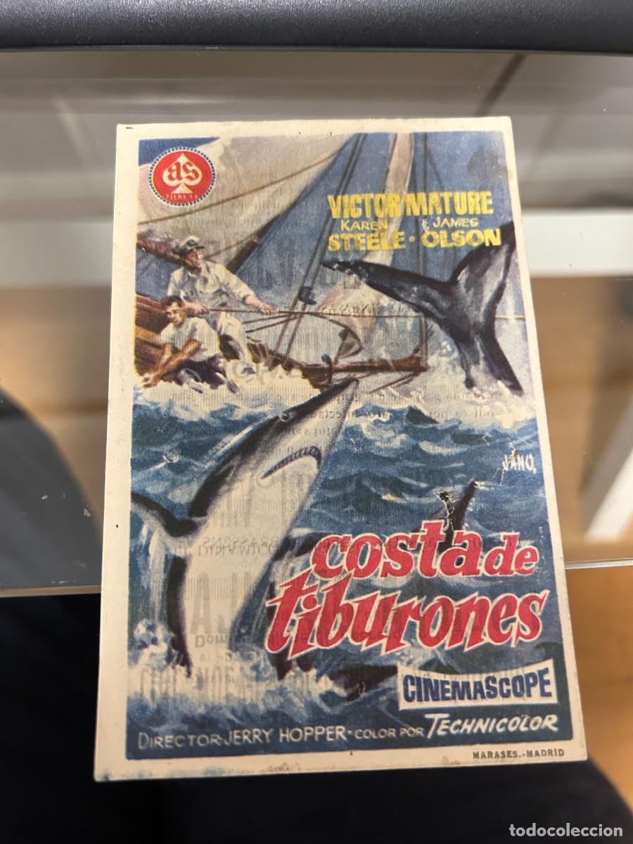 Cine: &ordm;1793 COSTA DE TIBURONES CINE NUEVO SAN HIPOLITODE VOLTREGA CON PUBLICIDAD BUEN ESTADO ERROR POSTERI