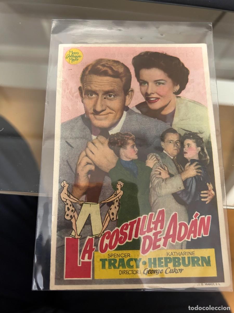 Cine: &ordm;1794 LA COSTILLA DE ADAN CINE LAS SIRENAS VILADOT BUEN ESTADO CON PUBLICIDAD