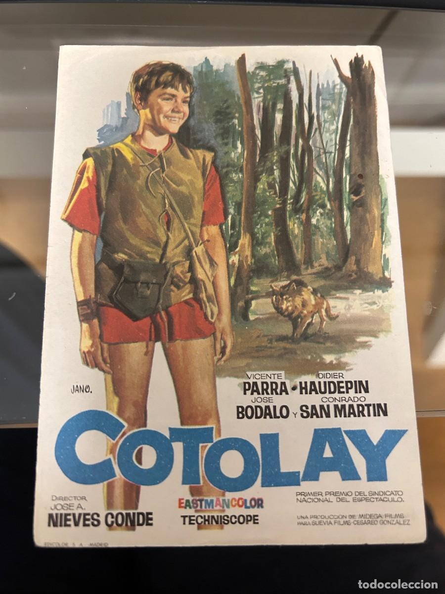 Cine: &ordm;1795 COTOLAY SIN PUBLICIDAD BUEN ESTADO