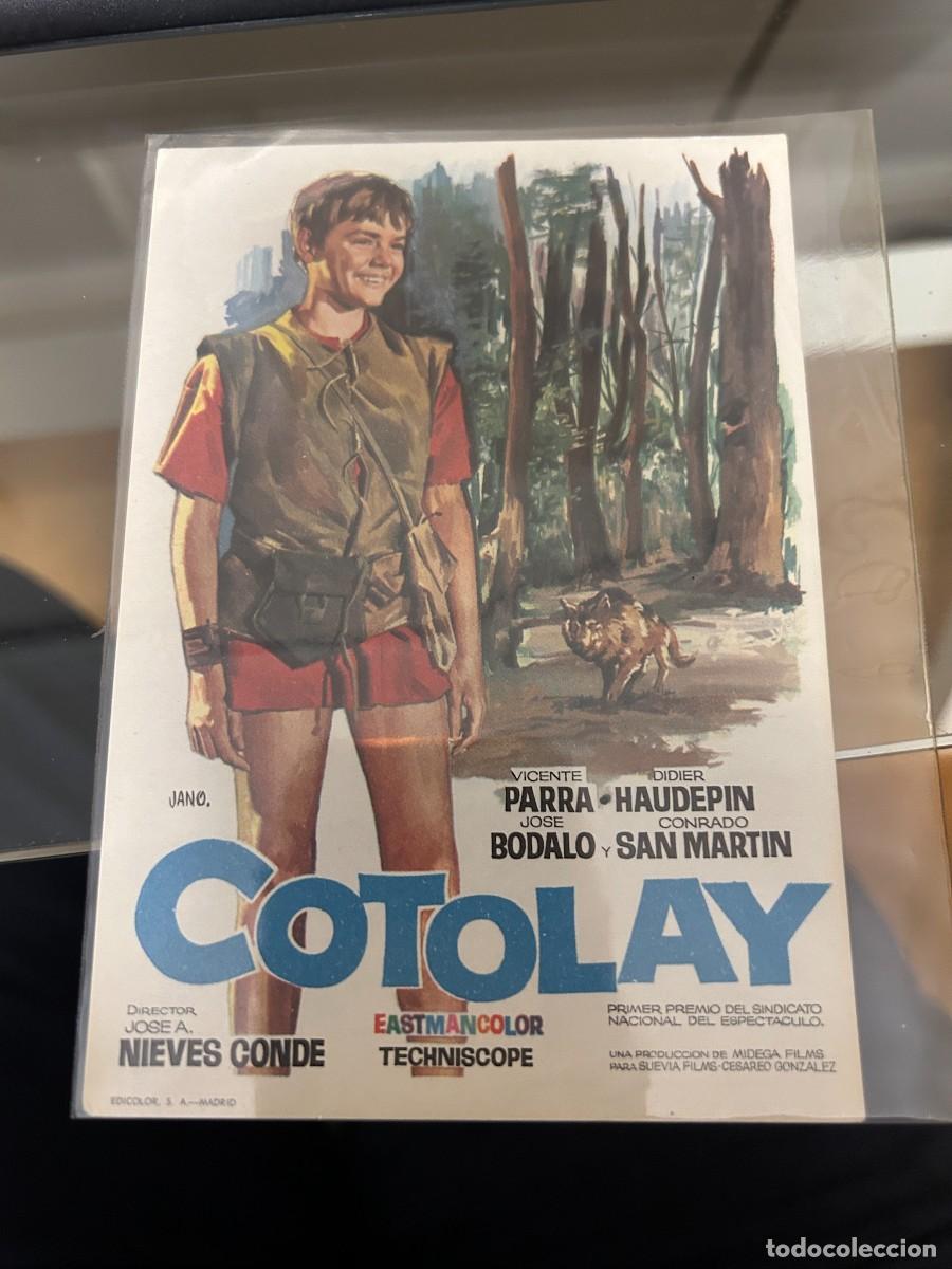Cine: &ordm;1796 COTOLAY SIN PUBLICIDAD BUEN ESTADO