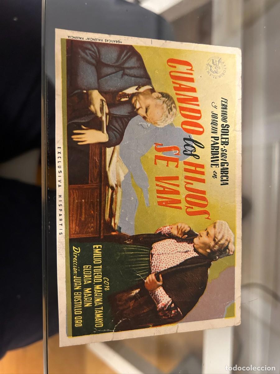 Cine: &ordm;1804 CUANDO LOS HIJOS SE VAN CINE ROXY CON SELLO BUEN ESTADO
