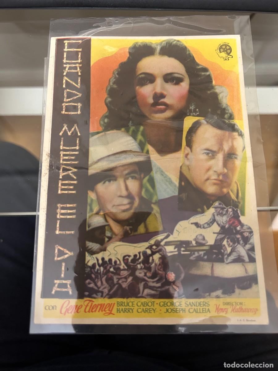 Cine: &ordm;1807 CUANDO MUERE EL DIA TEATRO CINE ALEGRIA Y CINE DORADO TARRASA CON PUBLICIDAD BUEN ESTADO