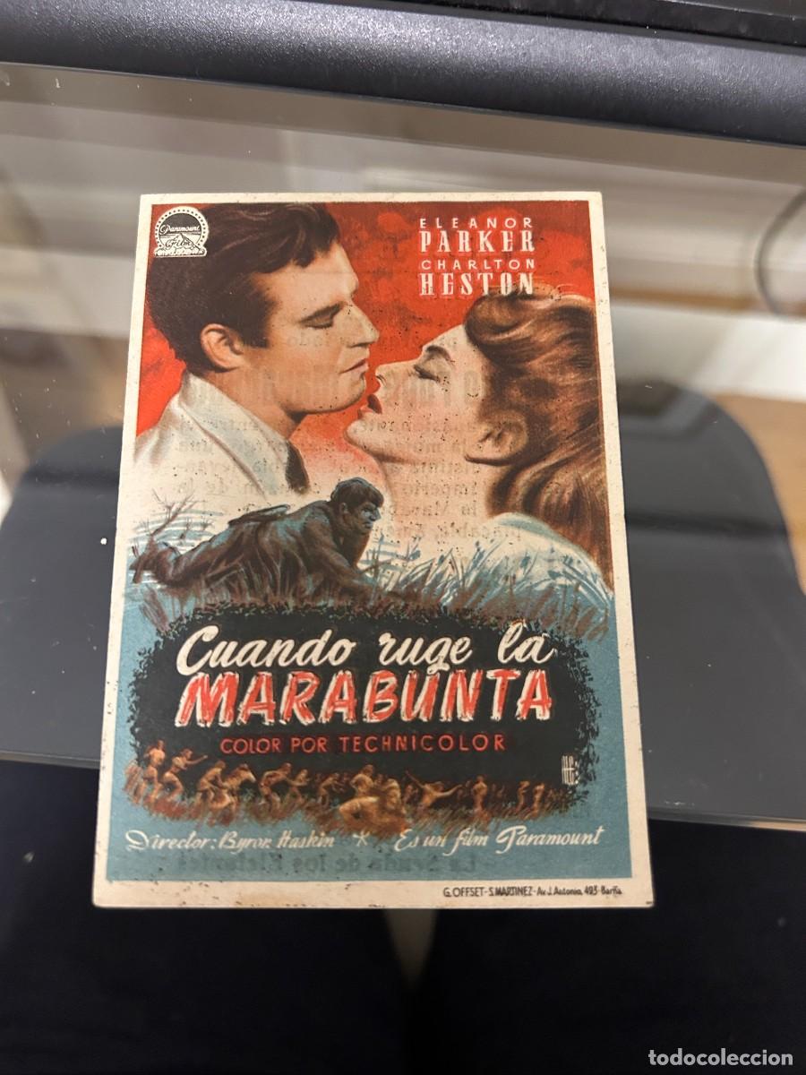 Cine: &ordm;1808 CUANDO RUGE LA MARABUNTA CINE ESPA&Ntilde;A CON PUBLICIDAD BUEN ESTADO