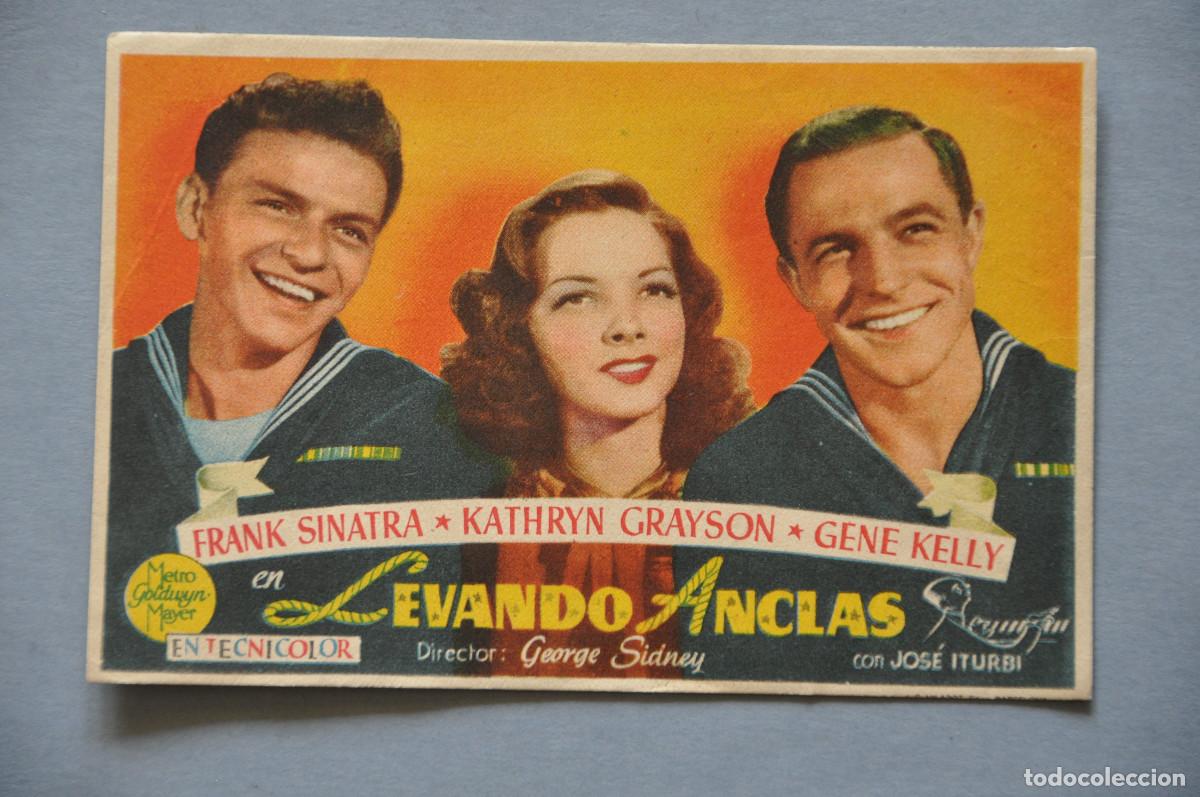 Cine: FOLLETO DE MANO - LEVANDO ANCLAS - SIN PUBLICIDAD