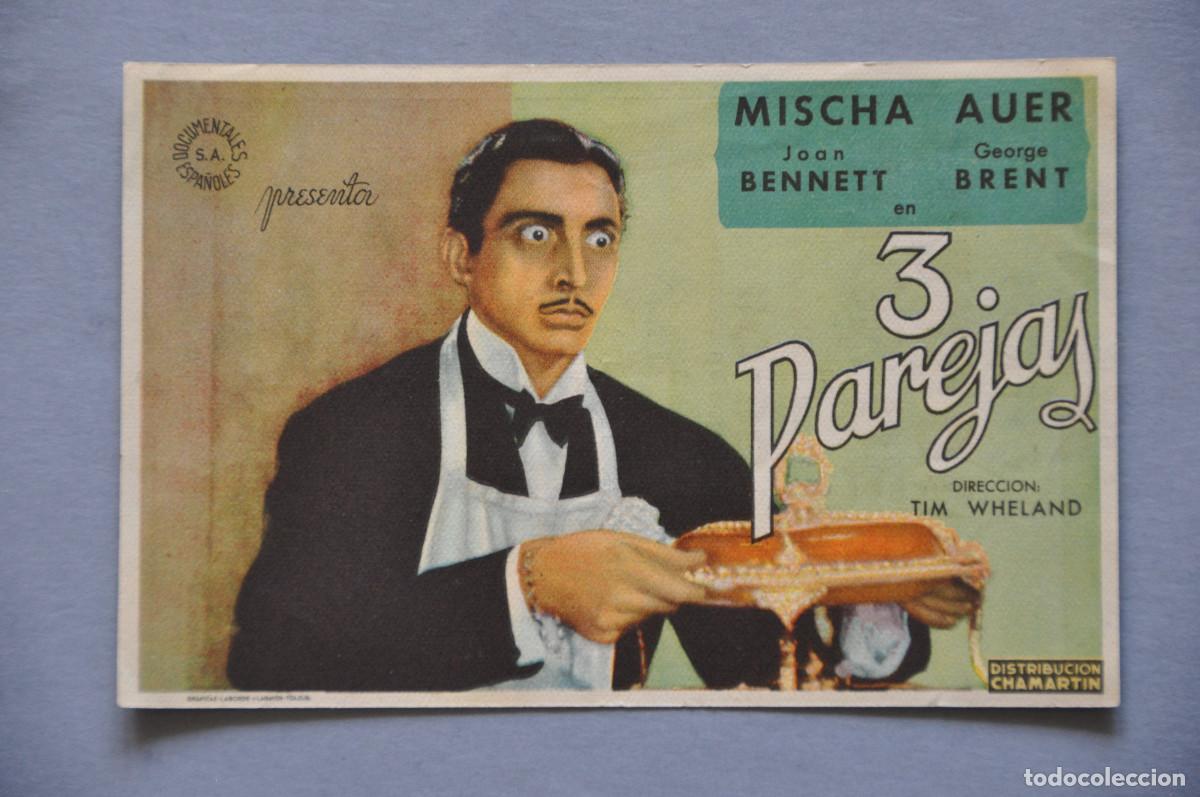 Cine: FOLLETO DE MANO - 3 PAREJAS - CINE MALDA