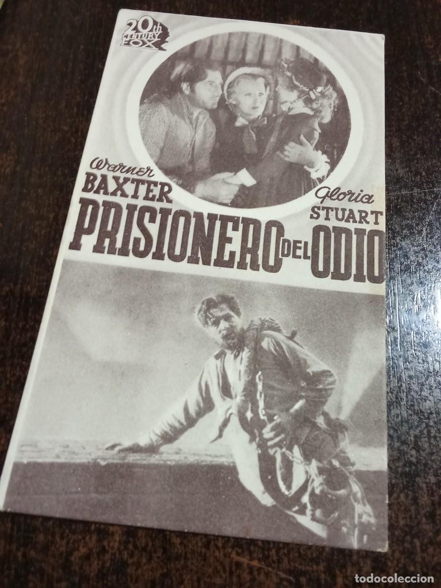 Cine: Prisionero del odio.Werner Baxter.Gloria Stuart. - Foto 1