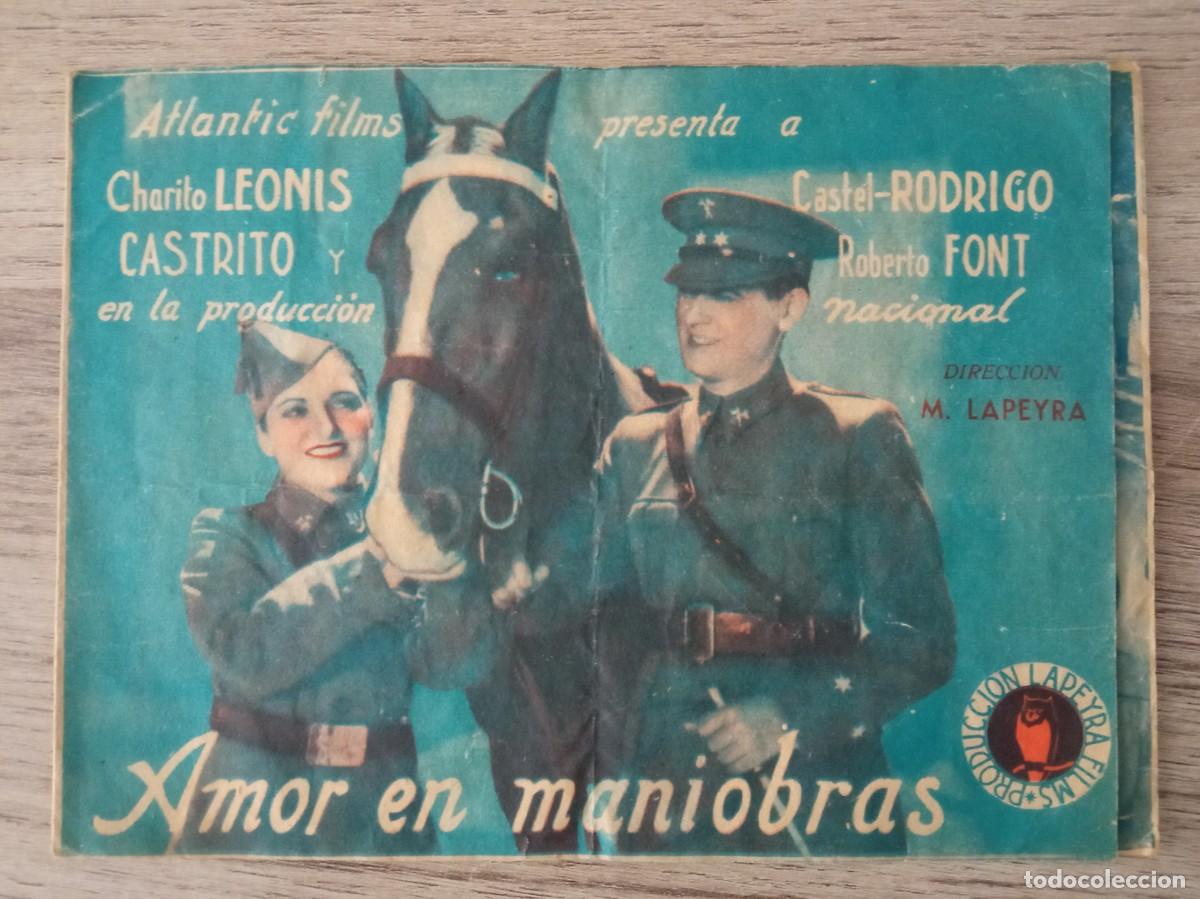 Cine: AMOR DE MANIOBRAS, CHARITO LEONIS, CINEMA ALHAMBRA, ZARAGOZA