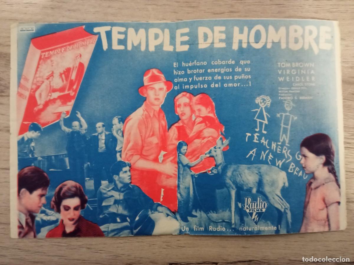Cine: TEMPLE DE HOMBRE, TOM BROWN, CINE DORADO, ZARAGOZA