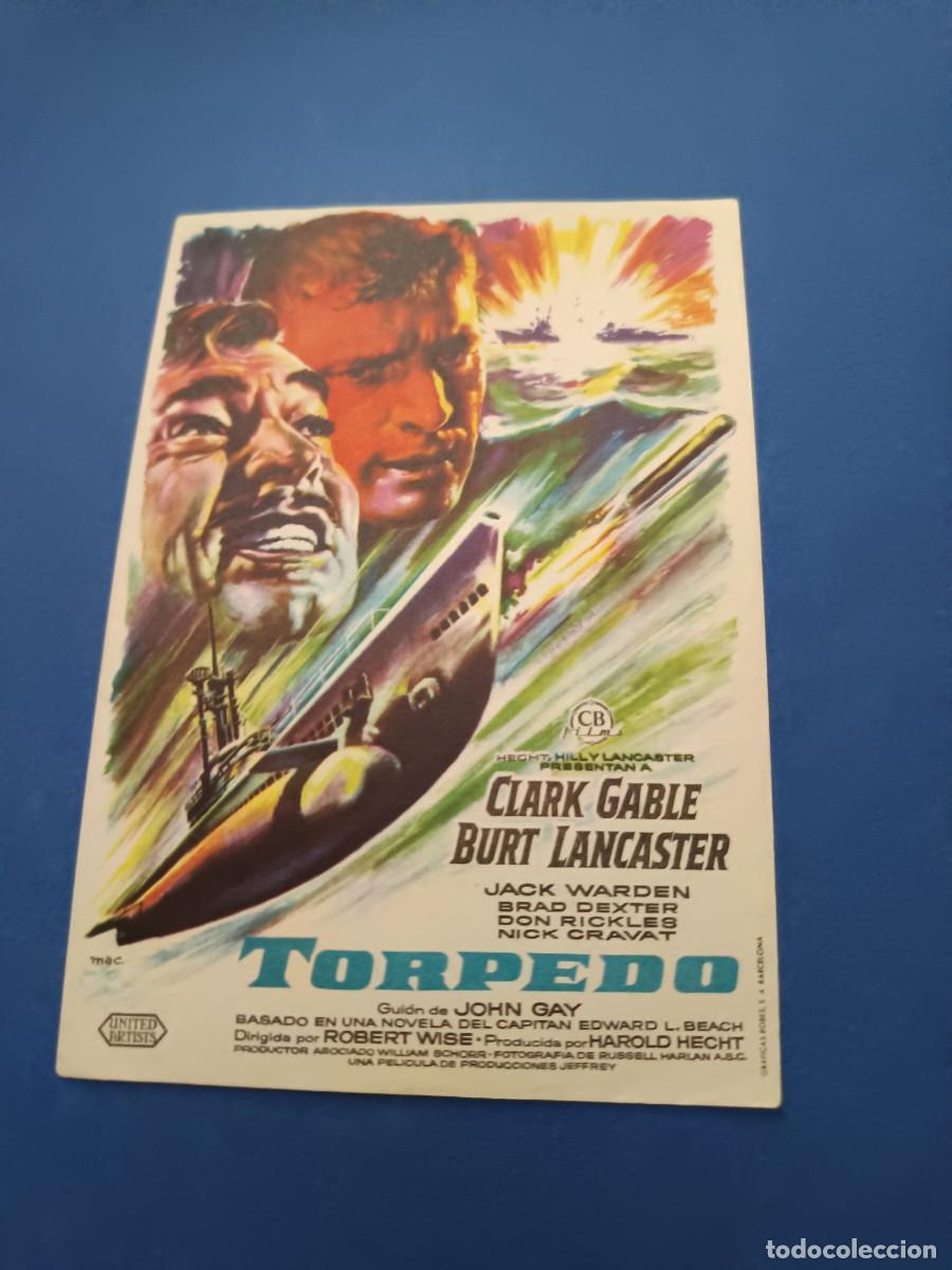 Cine: PROGRAMA DE CINE TORPEDO CLARK GABLE