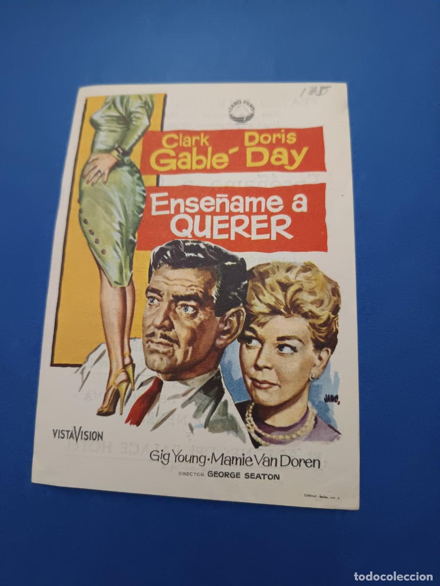 Cine: PROGRAMA DE CINE ENSE&Ntilde;AME A QUERER CLARK GABLE