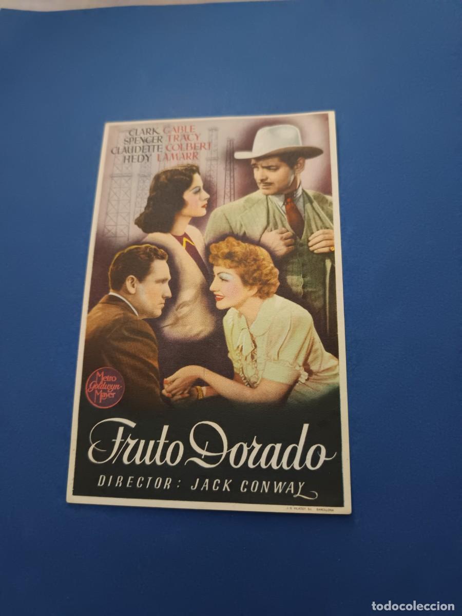 Cine: PROGRAMA DE CINE FRUTO DORADO CLARK GABLE
