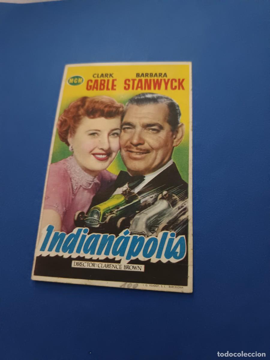 Cine: PROGRAMA DE CINE INDIANAPOLIS CLARK GABLE - Foto 1