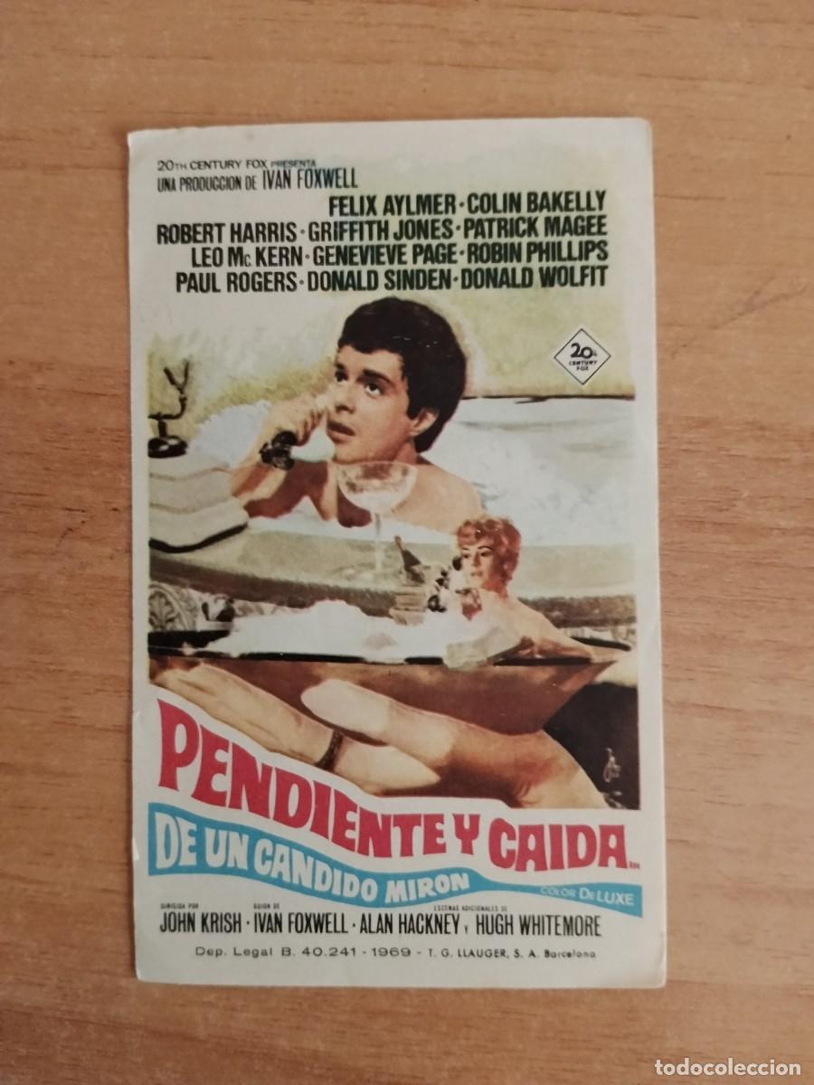 Cine: TURQUE-PROGRAMA DE CINE --PENDIENTE Y CAIGA DE UN CANDIDO MIRON