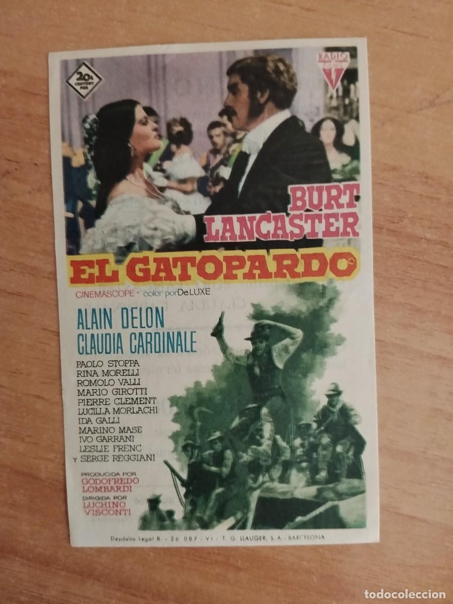 Cine: TURQUE-PROGRAMA DE CINE --EL GATOPARDO ct