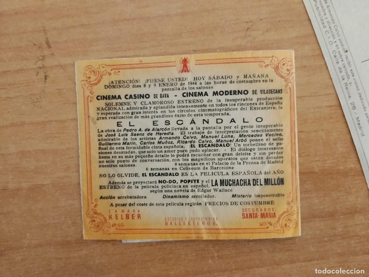 Cine: TURQUE-PROGRAMA DE CINE --EL ESCANDALO - Foto 3