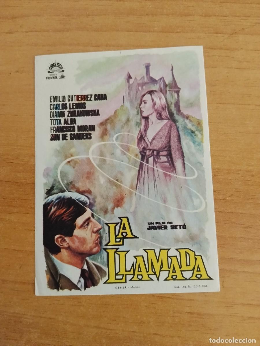 Cine: TURQUE-PROGRAMA DE CINE --LA LLAMADA