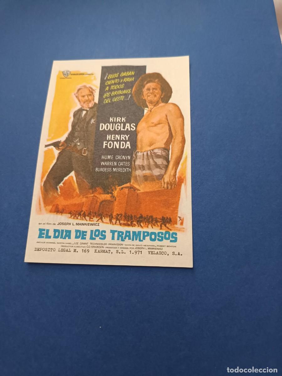 Cine: PROGRAMA DE CINE EL DIA DE LOS TRAMPOSOS HENRY FONDA KIRK DOUGLAS
