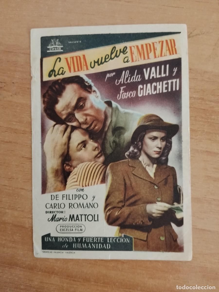 Cine: TURQUE-PROGRAMA DE CINE --LA VIDA VUELVE A EMPEZAR - Foto 1