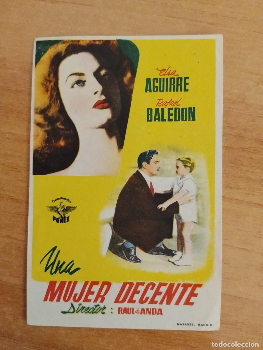 Cine: TURQUE-PROGRAMA DE CINE --UNA MUJER DECENTE - Foto 1