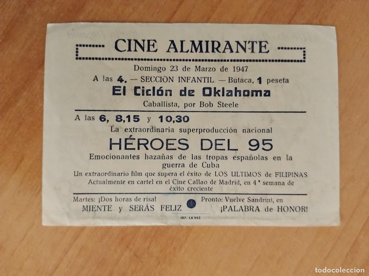 Cine: TURQUE-PROGRAMA DE CINE --HEROES DEL 95 ct - Foto 2