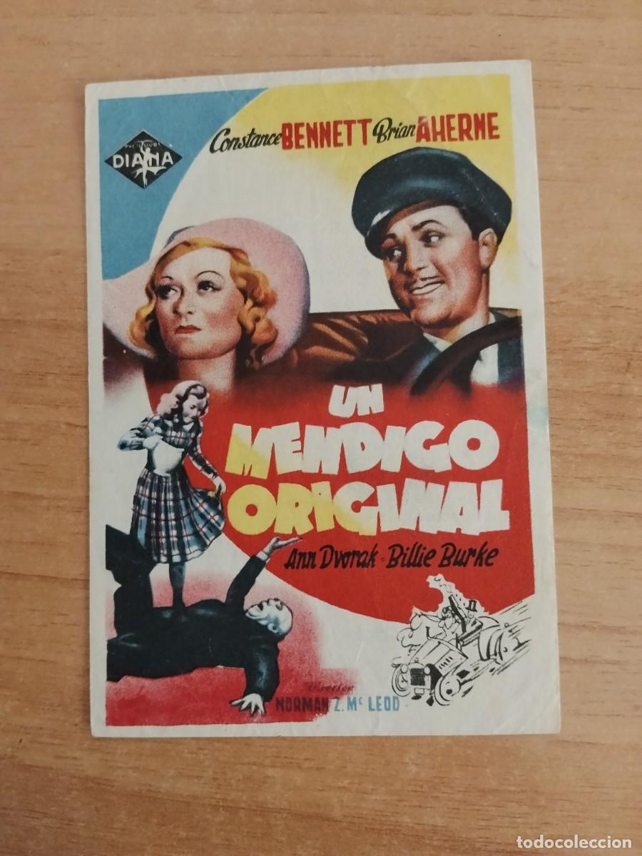 Cine: TURQUE-PROGRAMA DE CINE --UN MENDIGO ORIGINAL ct - Foto 1