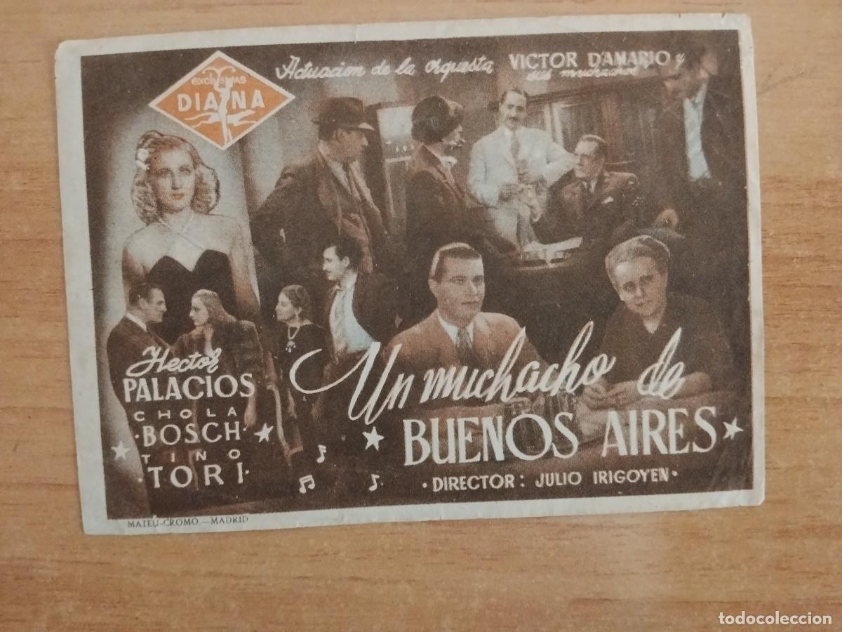 Cine: TURQUE-PROGRAMA DE CINE --UN MUCHACHO DE BUENOS AIRES