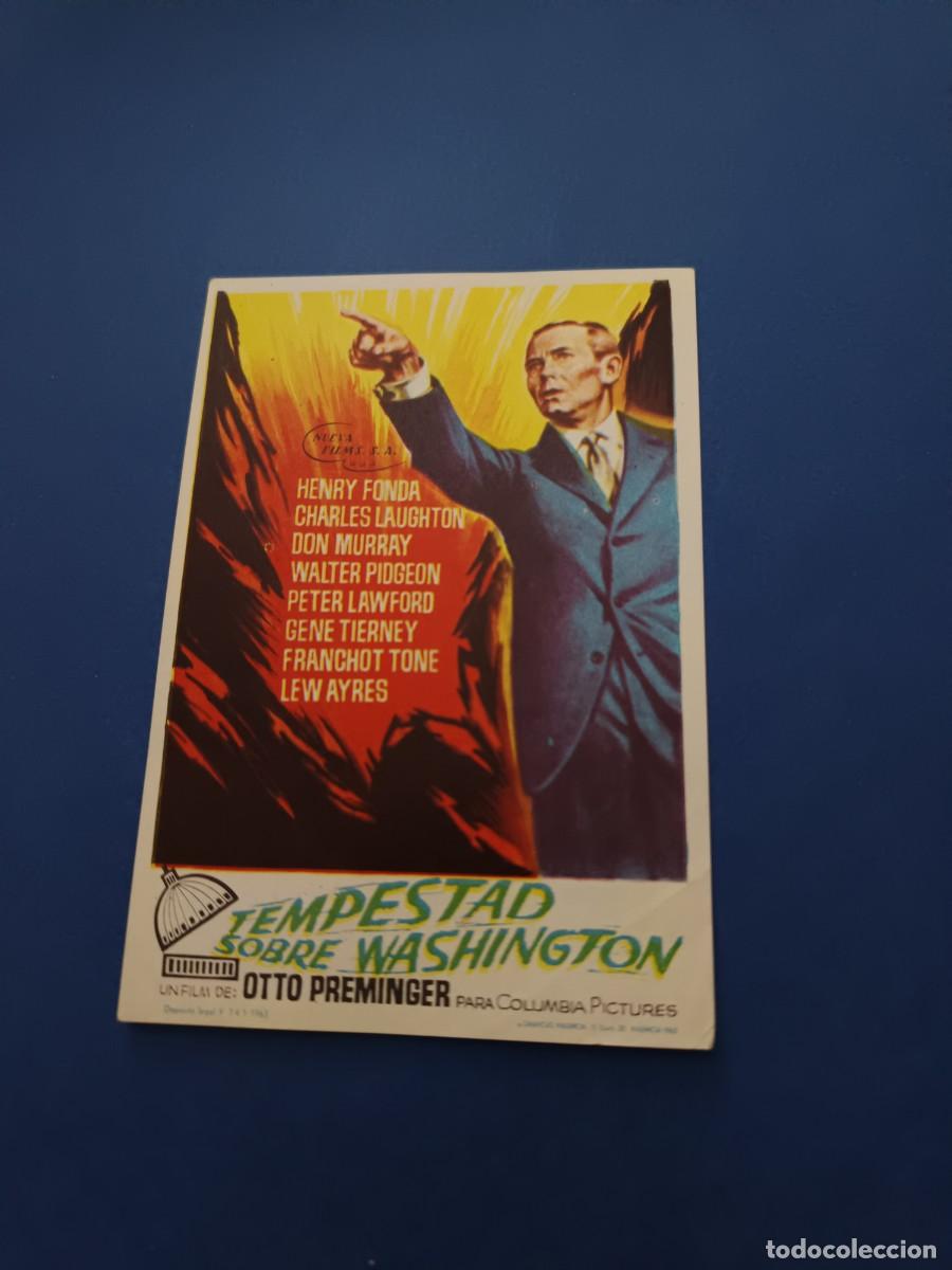 Cine: PROGRAMA DE CINE TEMPESTAD SOBRE WASHINGTON HENRY FONDA
