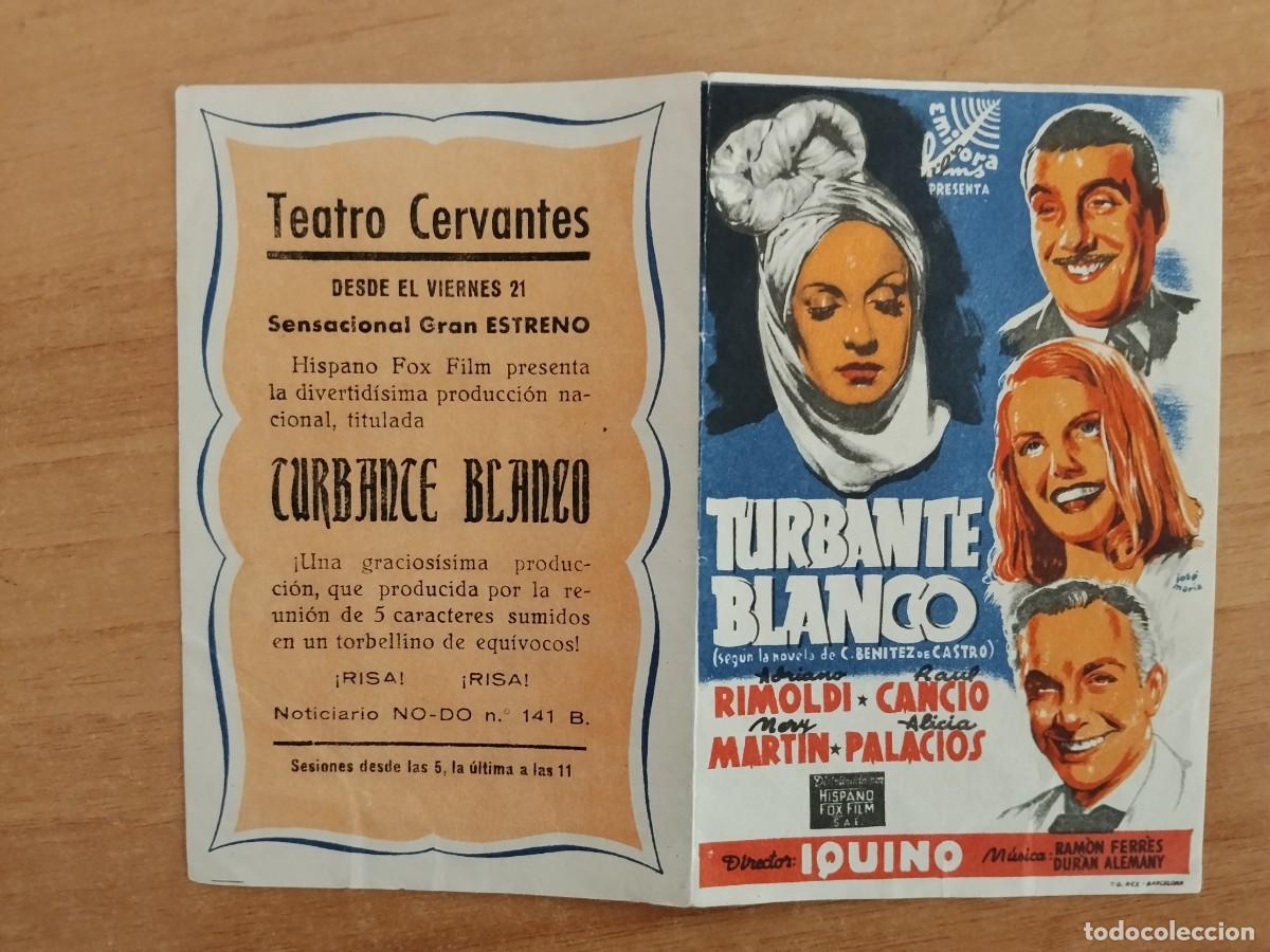 Cine: TURQUE-PROGRAMA DE CINE --TURBANTE BLANCO - Foto 1