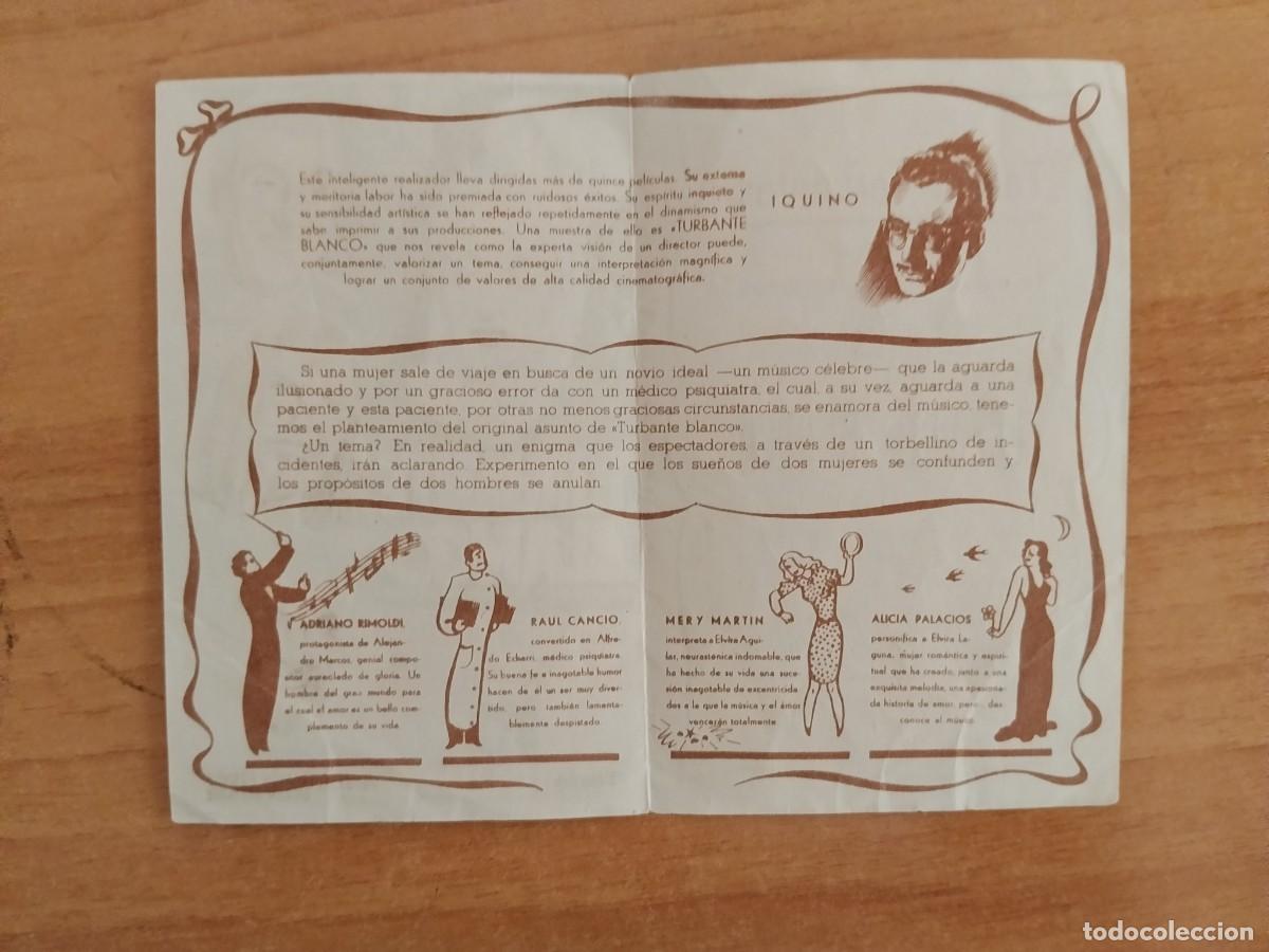 Cine: TURQUE-PROGRAMA DE CINE --TURBANTE BLANCO - Foto 2