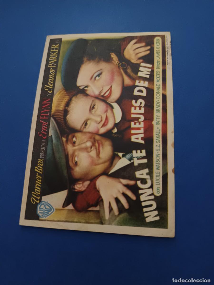 Cine: PROGRAMA DE CINE NUNCA TE ALEJES DE MI ERROL FLYNN